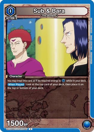 Image of Sub & Bara (Box Topper Foil) (UEX04BT/HTR-2-045) - UEX04BT HUNTER X HUNTER Vol2 Foil