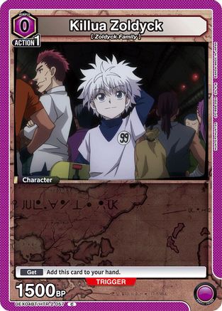 Image of Killua Zoldyck (057) (Box Topper Foil) (UEX04BT/HTR-2-057) - UEX04BT HUNTER X HUNTER Vol2 Foil