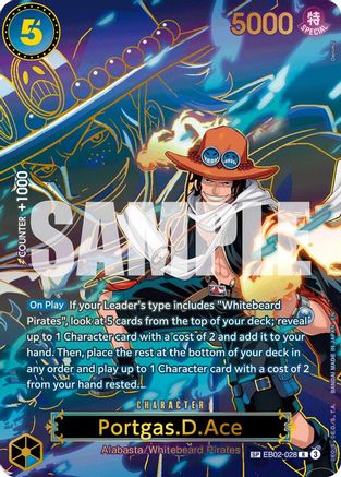 Image of Portgas.D.Ace (EB02-028) (SP) [Carrying On His Will]