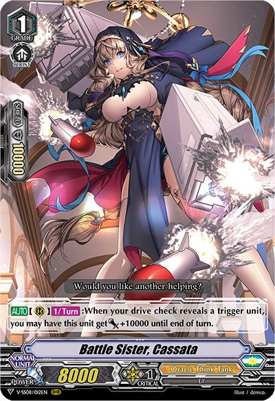 Image of Battle Sister, Cassata (V-SS08/012EN) [Clan Selection Plus Vol.2]