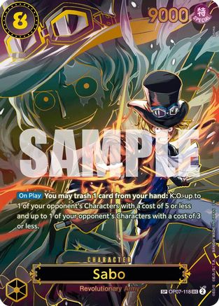 Image of Sabo (OP07-118) (SP) [Carrying On His Will]