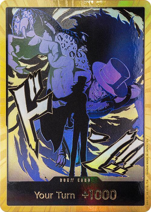 Image of DON!! Card (Rob Lucci) (Gold) [Premium Booster -The Best- Vol. 2]