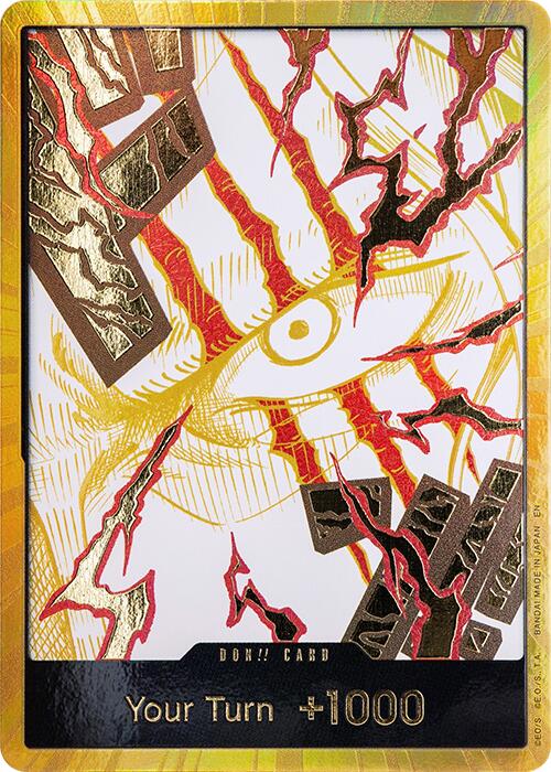 Image of DON!! Card (Shanks) (Gold) [Premium Booster -The Best- Vol. 2]