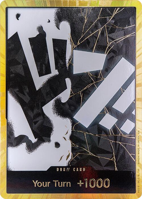 Image of DON!! Card (Teach) (Gold) [Premium Booster -The Best- Vol. 2]