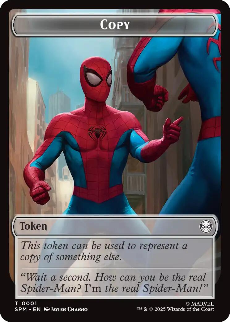 Image of Copy // Human Citizen Double-Sided Token [Marvel's Spider-Man Tokens]