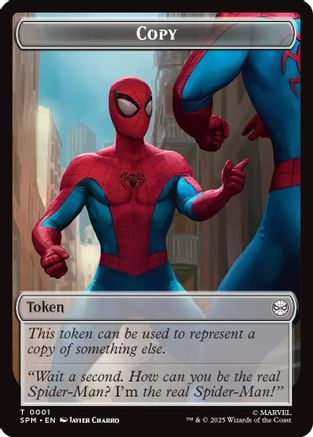 Image of Copy // Human Citizen Double-Sided Token [Marvel's Spider-Man Tokens]
