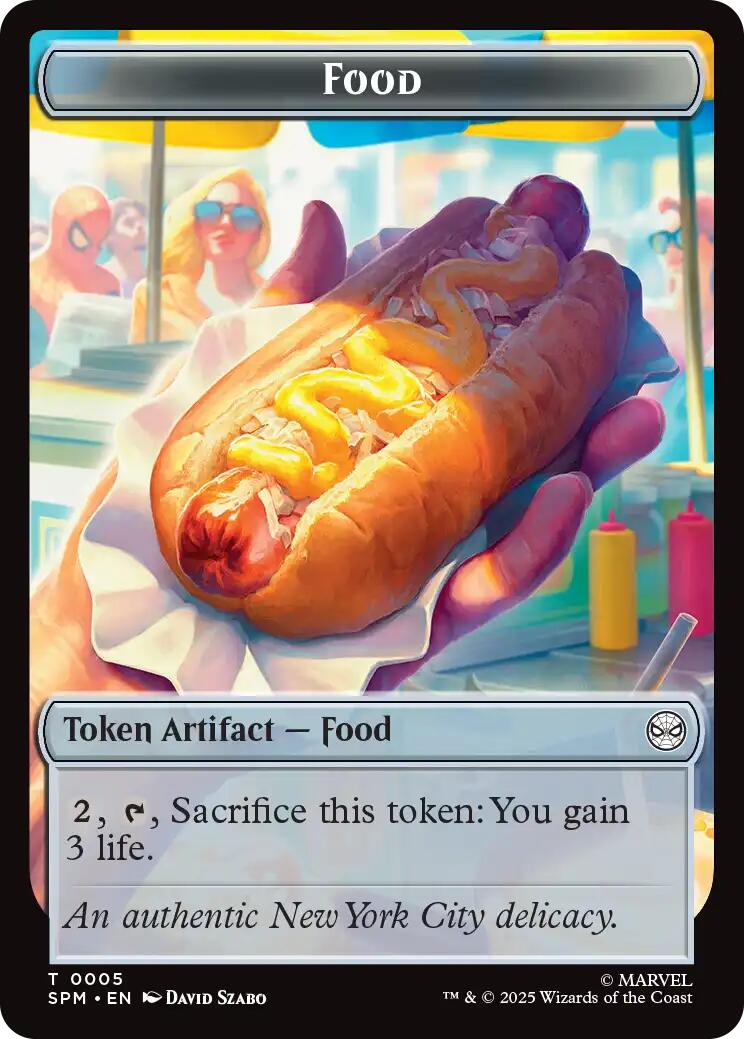 Image of Food // Robot Double-Sided Token [Marvel's Spider-Man Tokens]