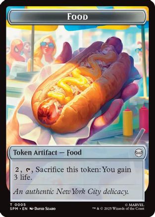 Image of Food // Robot Double-Sided Token [Marvel's Spider-Man Tokens]