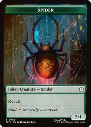 Image of Spider // Illusion Villain Double-Sided Token [Marvel's Spider-Man Tokens]