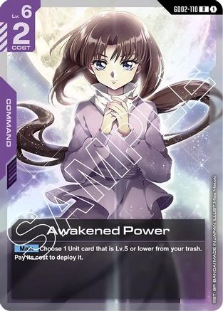 Image of Awakened Power (GD02-110) - Dual Impact Holofoil