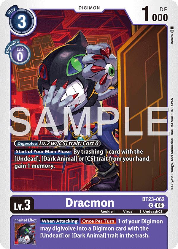 Image of Dracmon [BT23-062] [Hackers' Slumber]