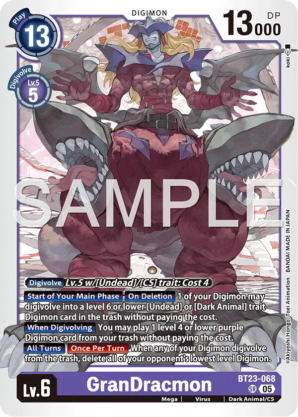 Image of GranDracmon [BT23-068] [Hackers' Slumber]