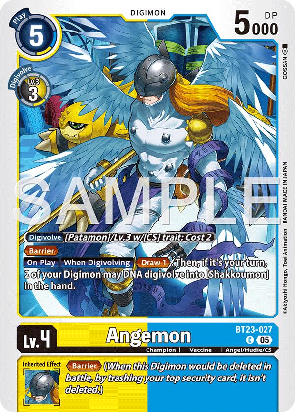 Image of Angemon [BT23-027] [Hackers' Slumber]