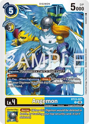 Image of Angemon [BT23-027] [Hackers' Slumber]