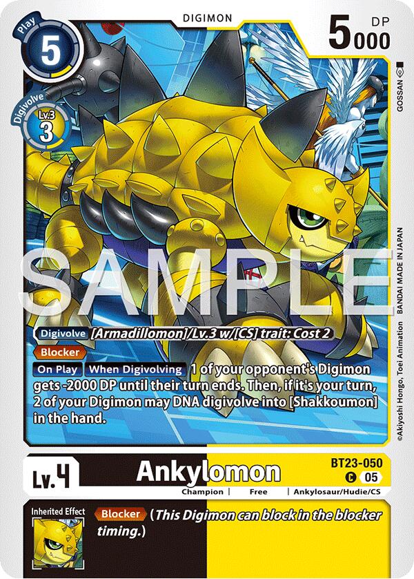 Image of Ankylomon [BT23-050] [Hackers' Slumber]