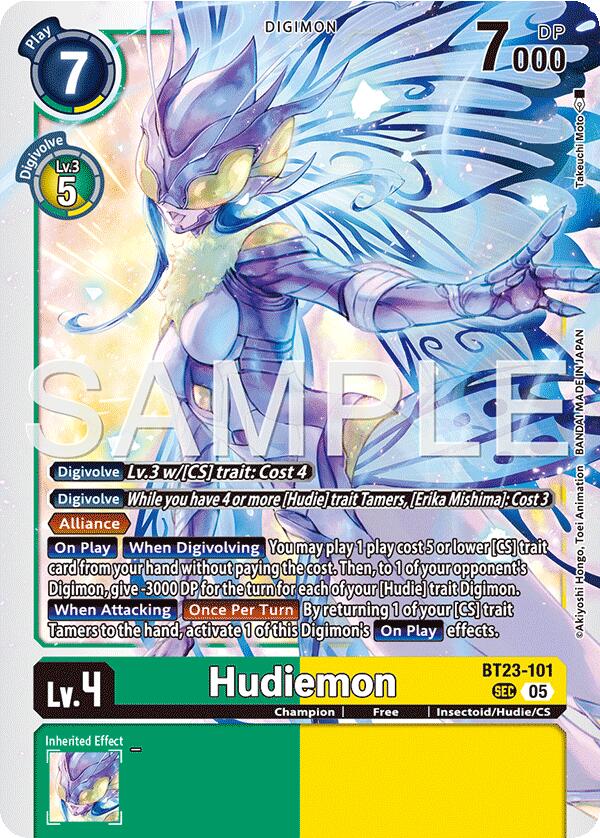 Image of Hudiemon [BT23-101] [Hackers' Slumber]