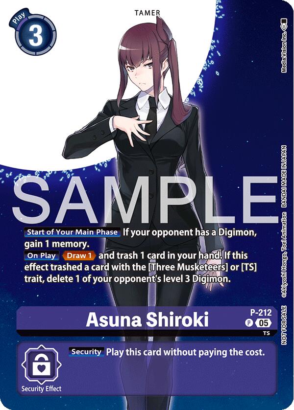 Image of Asuna Shiroki [P-212] (Hacker's Slumber Box Promotion Pack) [Promotional Cards]