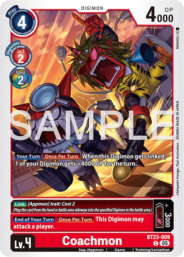 Image of Coachmon [BT23-009] [Hackers' Slumber]