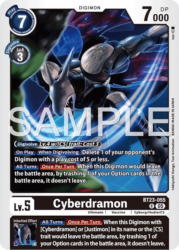 Image of Cyberdramon [BT23-055] [Hackers' Slumber]