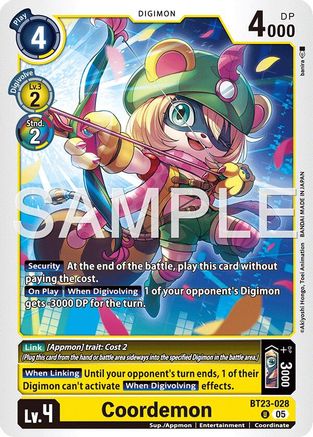 Image of Coordemon [BT23-028] [Hackers' Slumber]