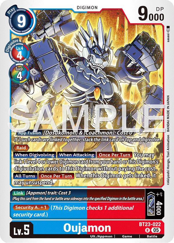Image of Oujamon [BT23-022] [Hackers' Slumber]