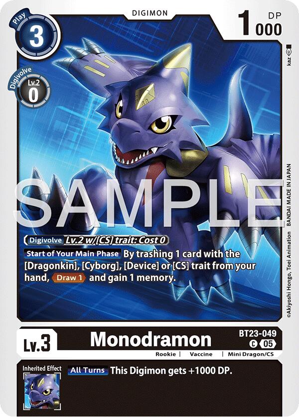 Image of Monochromon [BT23-049] [Hackers' Slumber]