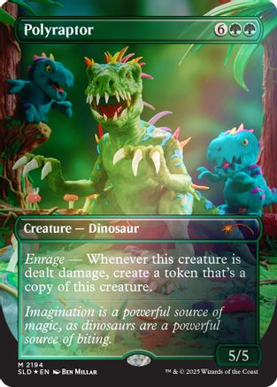 Image of Polyraptor (Rainbow Foil) (SLD-2194) - Secret Lair Drop Series Foil