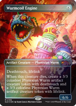 Image of Wurmcoil Engine (2196) (Rainbow Foil) (SLD-2196) - Secret Lair Drop Series Foil