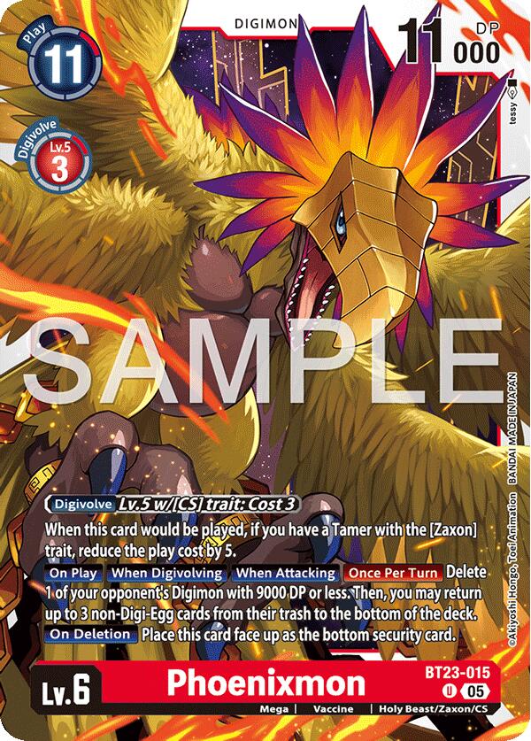 Image of Phoenixmon [BT23-015] [Hackers' Slumber]