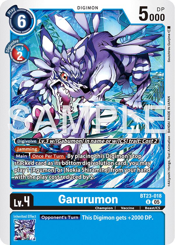 Image of Garurumon [BT23-018] [Hackers' Slumber]