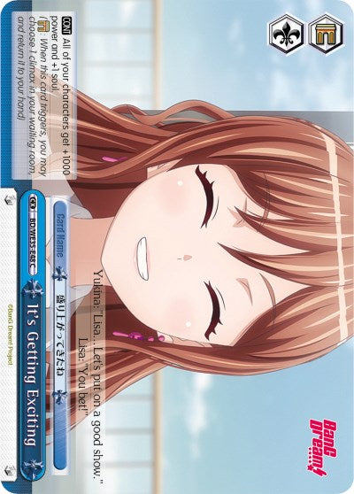 Image of It's Getting Exciting (BD/WE35-E48 C) (Parallel Foil) [Poppin'Party x Roselia]