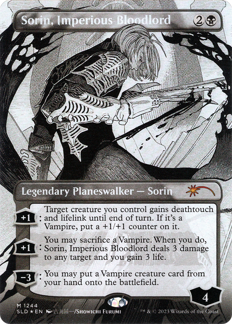 Image of Sorin, Imperious Bloodlord (Borderless) [Secret Lair Drop Series]