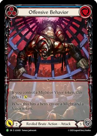 Image of Offensive Behavior [LGS420] (Promo)  Cold Foil