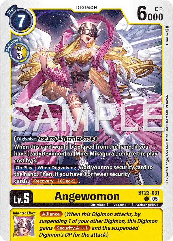 Image of Angewomon [BT23-031] [Hackers' Slumber]