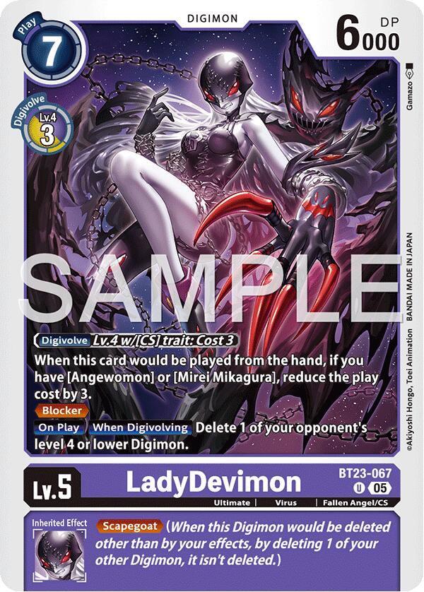Image of LadyDevimon [BT23-067] [Hackers' Slumber]