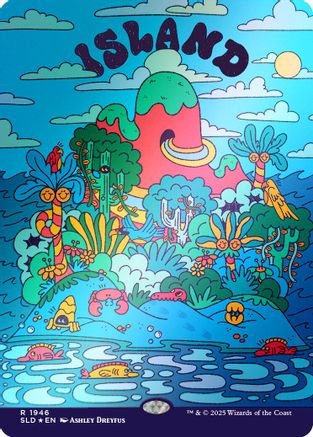 Image of Island (1946) (Rainbow Foil) [Secret Lair Drop Series]