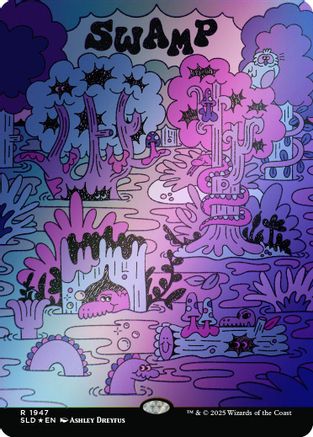 Image of Swamp (1947) (Rainbow Foil) [Secret Lair Drop Series]