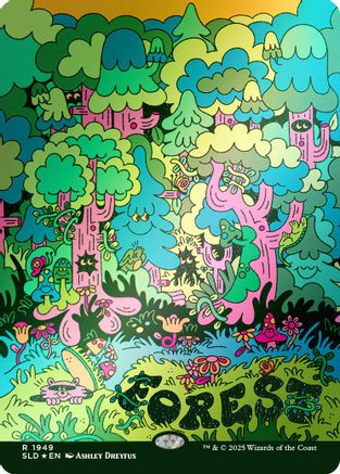 Image of Forest (1949) (Rainbow Foil) [Secret Lair Drop Series]