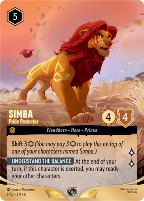 Image of Simba - Pride Protector (8) [Promo Cards]
