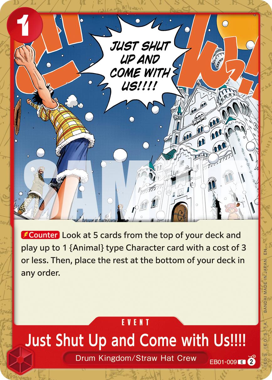 Image of Just Shut Up and Come with Us!!!! (Reprint) [Premium Booster -The Best- Vol. 2]