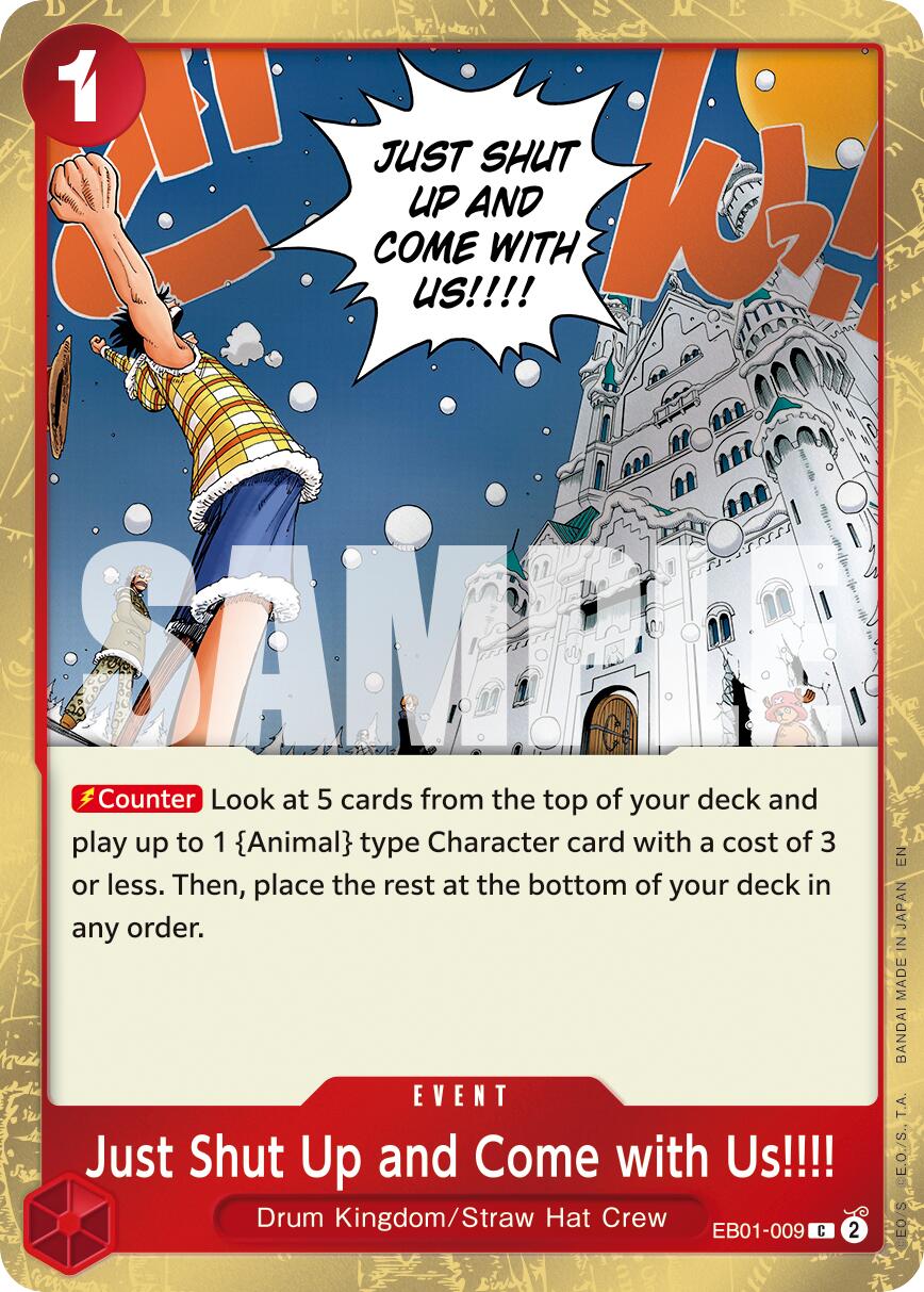 Image of Just Shut Up and Come with Us!!!! (Pirate Foil) [Premium Booster -The Best- Vol. 2]
