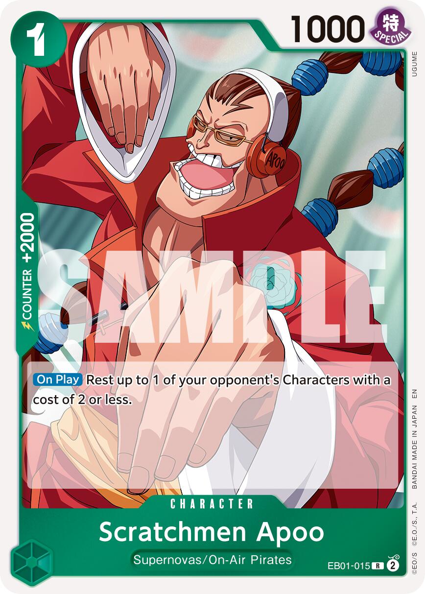 Image of Scratchmen Apoo (EB01-015) (Reprint) [Premium Booster -The Best- Vol. 2]