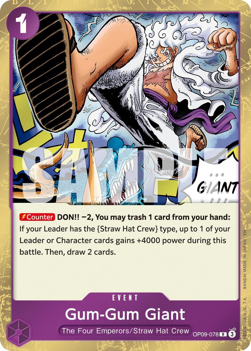 Image of Gum-Gum Giant (Reprint) [Premium Booster -The Best- Vol. 2]