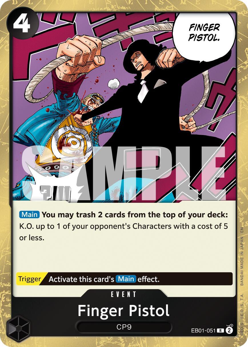 Image of Finger Pistol (Reprint) [Premium Booster -The Best- Vol. 2]
