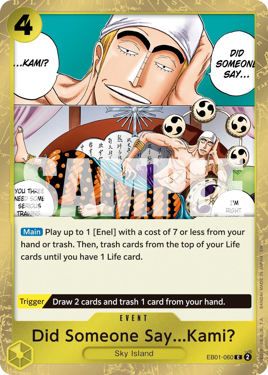 Image of Did Someone Say...Kami? (Pirate Foil) [Premium Booster -The Best- Vol. 2]