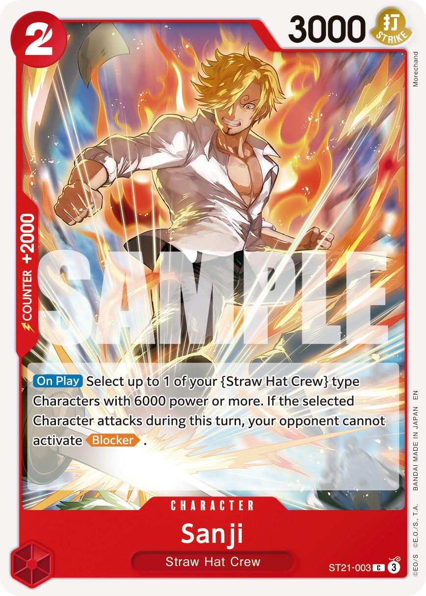 Image of Sanji (ST21-003) (Reprint) [Premium Booster -The Best- Vol. 2]