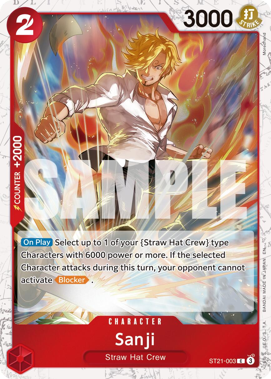 Image of Sanji (ST21-003) (Pirate Foil) [Premium Booster -The Best- Vol. 2]