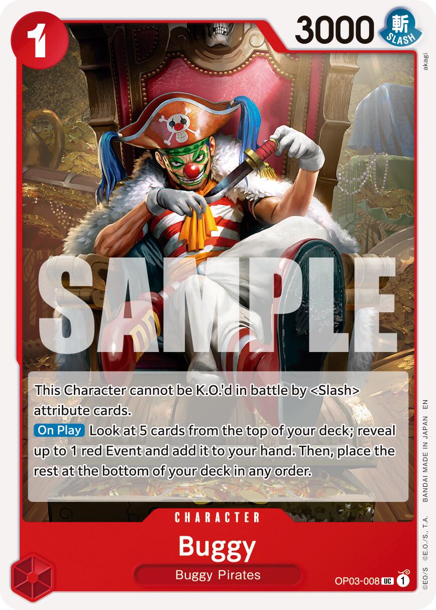 Image of Buggy (OP03-008) (Reprint) [Premium Booster -The Best- Vol. 2]