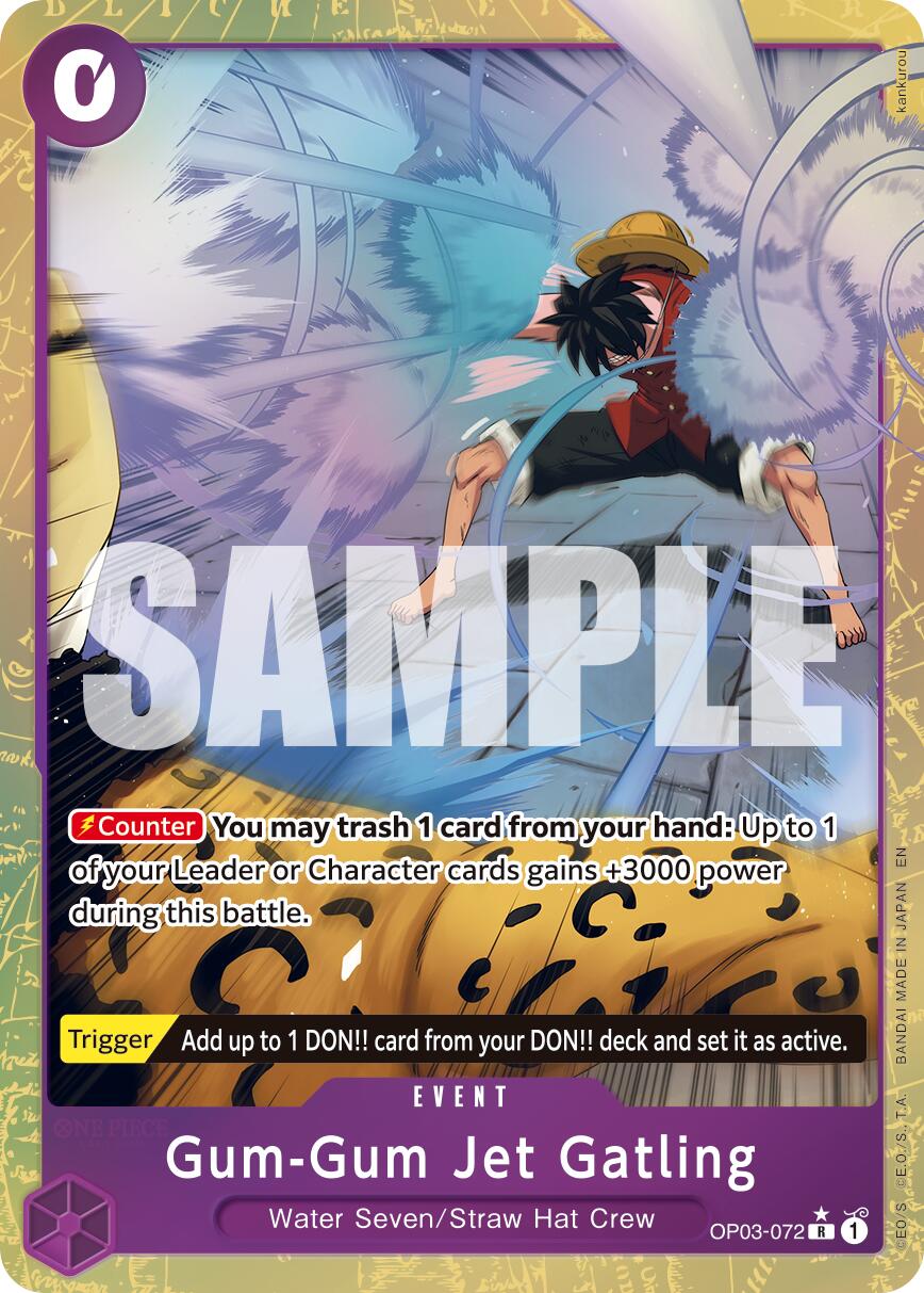 Image of Gum-Gum Jet Gatling (Alternate Art) [Premium Booster -The Best- Vol. 2]