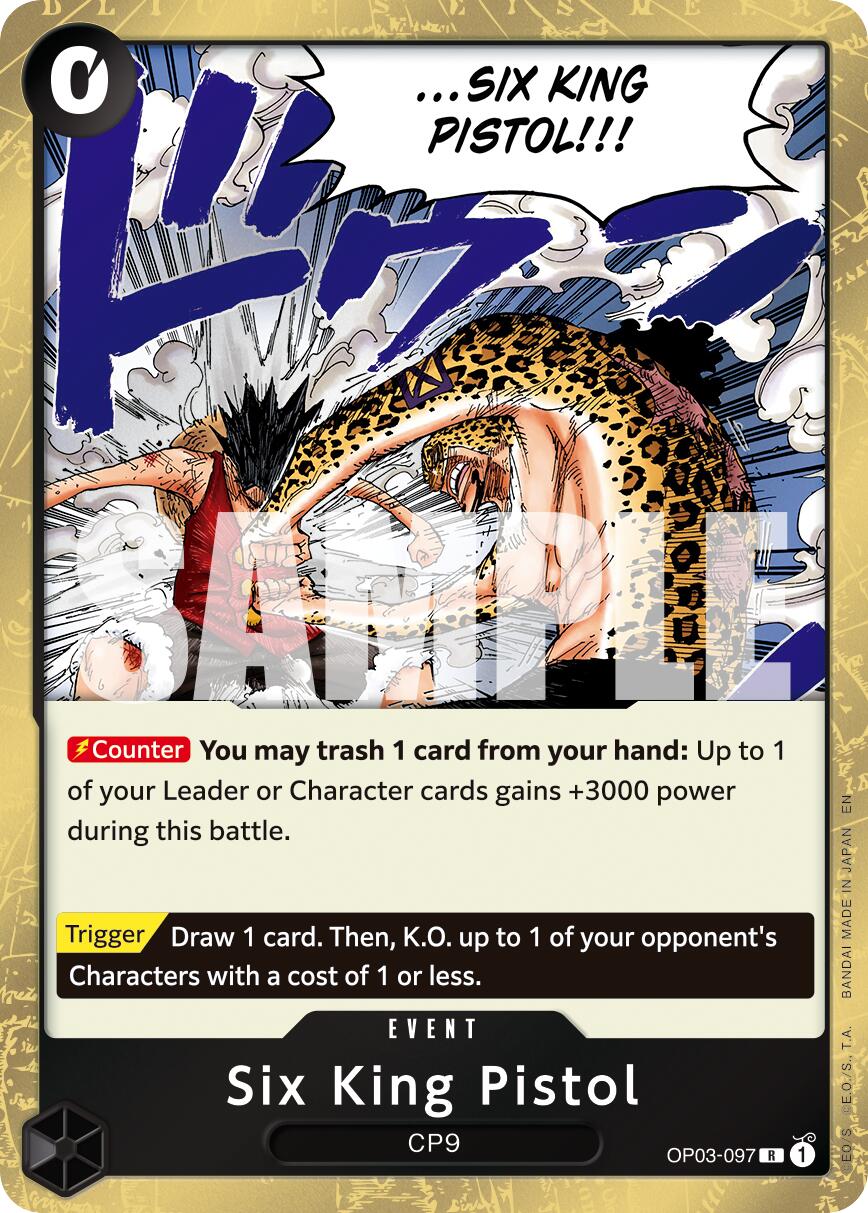 Image of Six King Pistol (Reprint) [Premium Booster -The Best- Vol. 2]